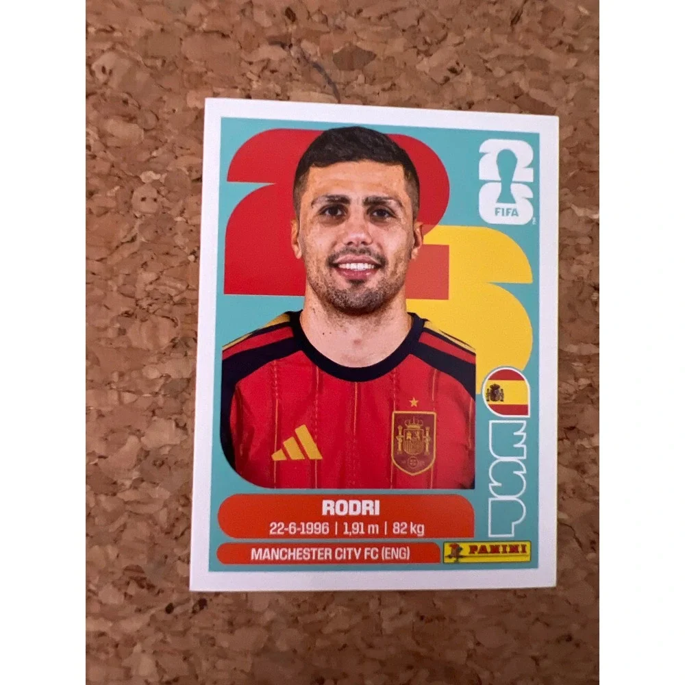 Panini FIFA World Cup 2026 Rodri Spain Sticker ESP 10 Manchester City ESPAÑA